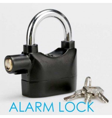 Anti Theft Security Lock With Alarm Sound